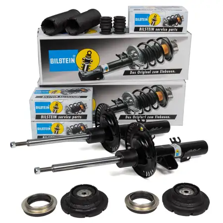 2x BILSTEIN B4 Sto&szlig;d&auml;mpfer + B1 Staubschutz + Domlager VW Multivan Transporter T5 vorne