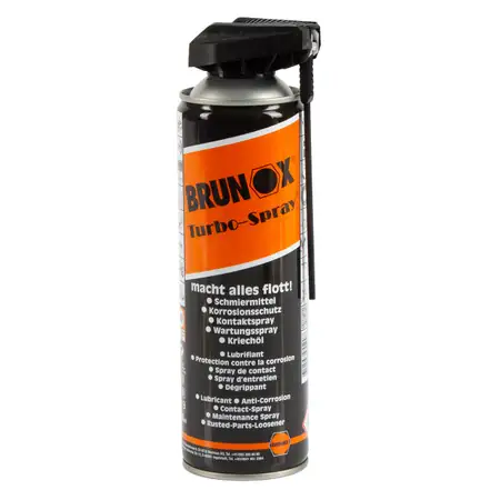 BRUNOX BR050TSP Turbo Spray Multifunktions&ouml;l Rostl&ouml;ser Kriech&ouml;l Schmier&ouml;l Pflege&ouml;l 500ml