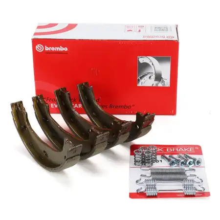 BREMBO Bremsbacken + Zubeh&ouml;r Satz BMW E81-88 F20-23 E46 E90-93 F30/31 F32/36 Z4 E85 E86