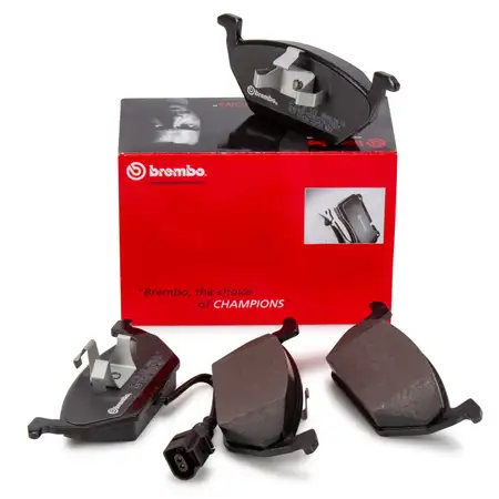 BREMBO Bremsbel&auml;ge + Wako AUDI A2 8Z A3 8L 8P VW Golf 4 5 6 Polo 4 9N 9A SEAT SKODA vorne