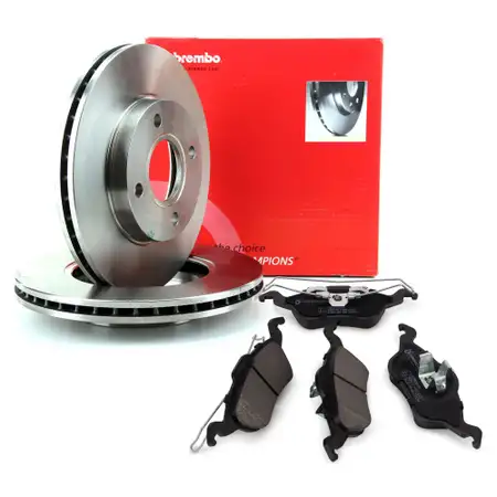 BREMBO Bremsen Set Bremsscheiben + Bremsbel&auml;ge FORD Focus 1 MK1 vorne