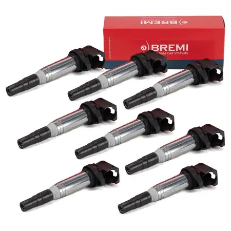 8x BREMI 20360 Z&uuml;ndspule BMW E60 E61 F10 F11 F07 E65-67 E63 E64 F12 F13 F06 F01-04 X5 X6