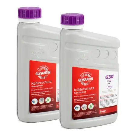 2L 2 Liter BASF GLYSANTIN Frostschutz K&uuml;hlerfrostschutz Konzentrat G30 Eco PINK