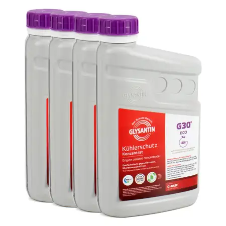 4L 4 Liter BASF GLYSANTIN Frostschutz K&uuml;hlerfrostschutz Konzentrat G30 Eco PINK