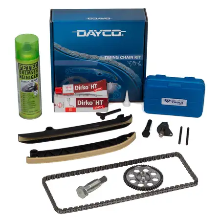 DAYCO Steuerkettensatz + Dichtmasse + Werkzeug VW Golf 6 Polo Touran A1 8X A3 8P 1.2 TSI