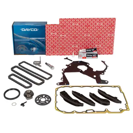 DAYCO Steuerketten + Zubeh&ouml;r Satz BMW 1er E81-88 3er E90-93 5er E60 E61 X1 E84 X3 E83 N47