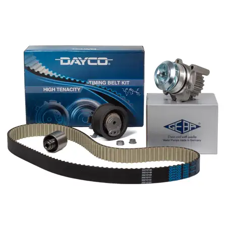 DAYCO Zahnriemensatz + GEBA Wasserpumpe VW Golf 4 Passat B5 B6 Sharan Bora 1.9/2.0 TDI