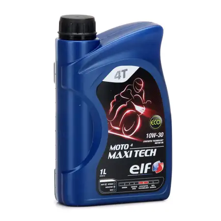 ELF Motor&ouml;l &Ouml;L 4T 4-TAKT MOTO 4 MAXITECH 10W30 JASO MA API SJ - 1L 1 Liter