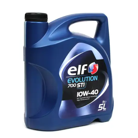 elf Evolution 700 STI 10W-40 Motor&ouml;l f&uuml;r VW 501.01/505.00 MB 229.1 - 5 Liter