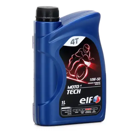 ELF Motor&ouml;l &Ouml;L 4T 4-TAKT MOTO 4 TECH 10W-50 10W50 JASO MA2 - 1L 1 Liter