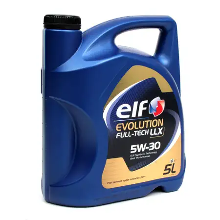 5L 5 Liter elf Evolution Full-Tech LLX 5W-30 Motor&ouml;l &Ouml;l VW 504/507.00 MB 229.51