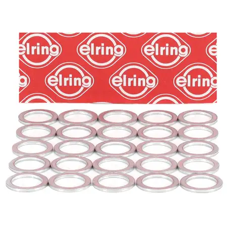 25x ELRING 243.205 Dichtring &Ouml;lablassschraube AUDI CUPRA MAZDA OPEL PORSCHE SEAT SKODA VW