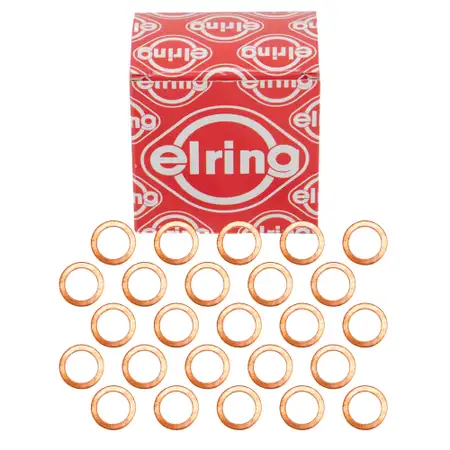 25x ELRING 115.100 Dichtring &Ouml;lablassschraube AUDI FORD MAZDA MERCEDES OPEL SMART VW