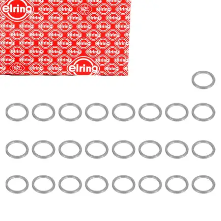 25x ELRING 238.708 Dichtring &Ouml;lablassschraube f&uuml;r AUDI BMW MERCEDES SEAT SKODA VW