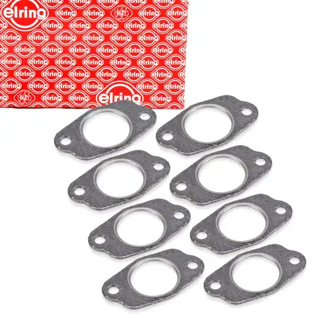 8x ELRING 829.870 Dichtung Abgaskr&uuml;mmer MERCEDES W111 W112 W116 M116 M117 1161420280