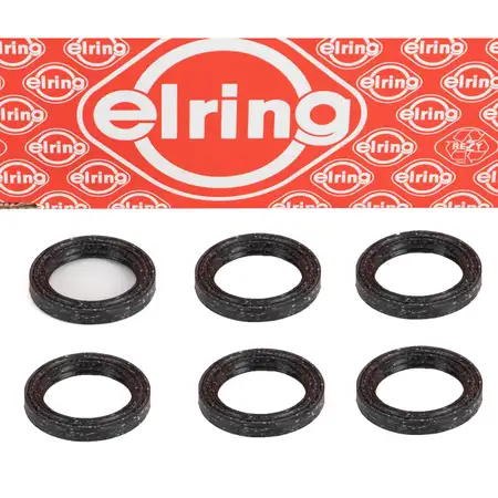 6x ELRING 612.001 Dichtung Kerzenschaft BMW 3er E46 M3 Z3M E36 Z4M E85 E86 11127831271