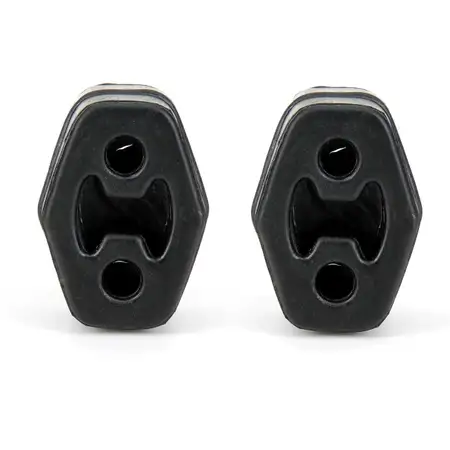 2x Halter Auspuff Gummi Aufh&auml;ngung f&uuml;r AUDI A1 A2 A3 SEAT SKODA VW GOLF POLO