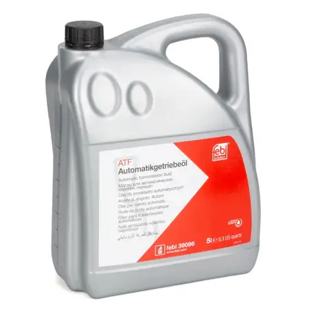 5L 5 Liter FEBI 39096 Automatikgetriebe&ouml;l ATF GR&Uuml;N f&uuml;r AUDI BMW CHRYSLER JAGUAR