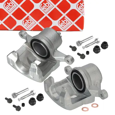 2x FEBI Bremssattel &Oslash; 57mm + F&uuml;hrungsh&uuml;lsen HYUNDAI i30 GD KIA Cee'D JD mit 280mm vorne