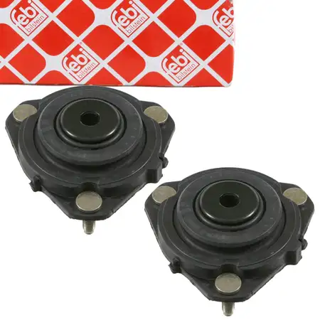 2x FEBI 22943 Federbeinlager Domlager FORD Fiesta 5 MK5 Fusion (JU_) MAZDA 2 (DY) vorne