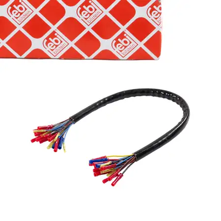 FEBI 107152 Kabelbaum Satz Kabel Rep.-Satz Fahrert&uuml;r VW Transporter T4 vorne links