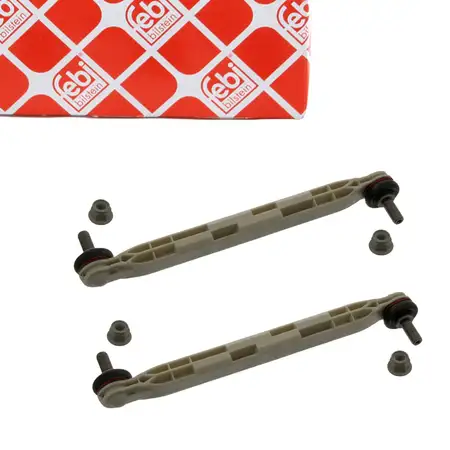 2x FEBI 38939 PROKIT Koppelstange Pendelst&uuml;tze OPEL Astra G H Meriva B Zafira A B vorne