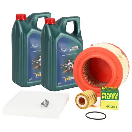 Filterset 3-tlg + 10L CASTROL MAGNATEC A5 5W-30 Motor&ouml;l FORD Ranger (TKE) 2.2/3.2 TDCi