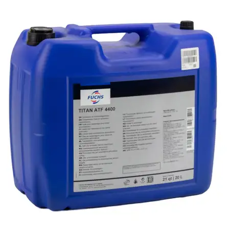 20L 20 Liter FUCHS TITAN ATF 4400 Getriebe&ouml;l Automatik&ouml;l Automatikgetriebe&ouml;l