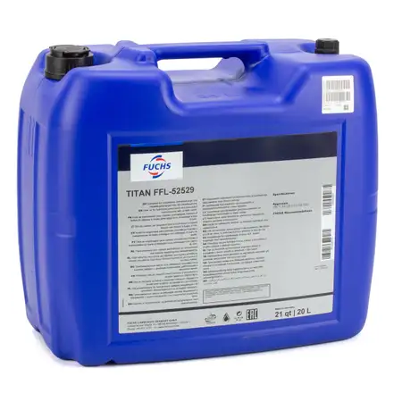 20L FUCHS TITAN FFL-52529 DSG Getriebe&ouml;l Doppelkupplungsgetriebe G055529 TL52529C