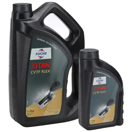 6L 6 Liter FUCHS TITAN CVTF FLEX Automatikgetriebe&ouml;l BMW FORD OPEL VW