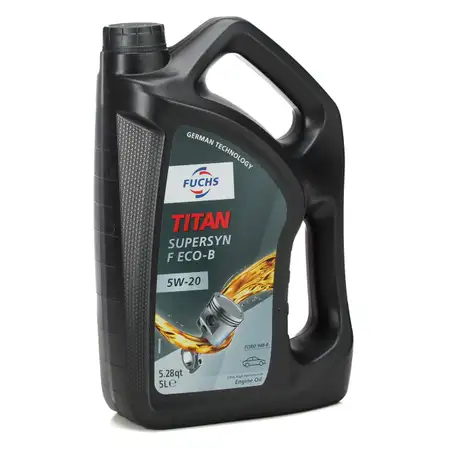 5L 5 Liter FUCHS TITAN SUPERSYN F ECO-B 5W-20 5W20 Motor&ouml;l &Ouml;l FORD WSS-M2C948-B