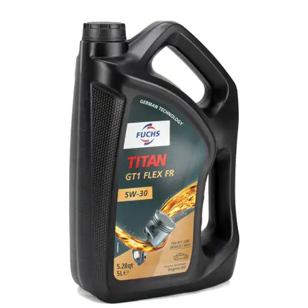 5L 5 Liter FUCHS TITAN GT1 FLEX FR 5W-30 Motor&ouml;l MB 229.51/52 PSA B71 2290 RENAULT RN17