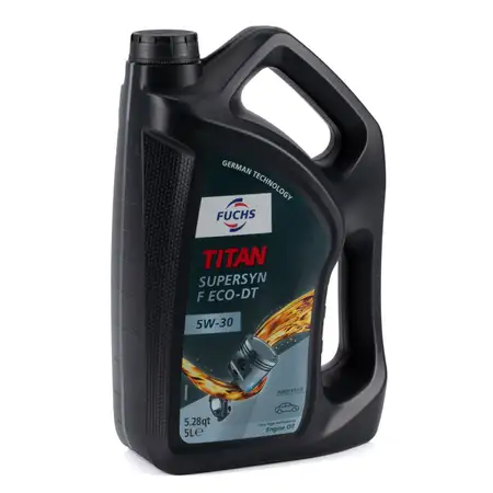 5L 5 Liter FUCHS TITAN SUPERSYN F ECO-DT 5W30 Motor&ouml;l ACEA A5/B5 FORD M2C913-C/D