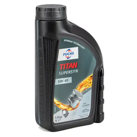 1L FUCHS TITAN SUPERSYN 5W-40 Motor&ouml;l &Ouml;l MB 229.3 VW 502/505.00 RN0700 RN0710