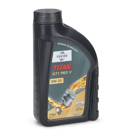 1L 1 Liter FUCHS TITAN GT1 PRO V 0W-20 Motor&ouml;l &Ouml;l ACEA A1/B1 Volvo VCC RBS0-2AE