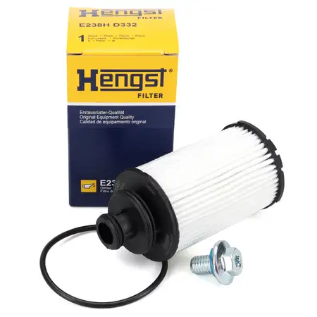 HENGST E238HD332 &Ouml;lfilter + Schraube OPEL Insignia A B Zafira C Cascada Antara 2.0 CDTI