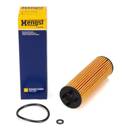 HENGST E342HD494 &Ouml;lfilter VW Golf 8 Passat B8 AUDI A3 8Y SEAT Leon SKODA Octavia 4 2.0 TDI