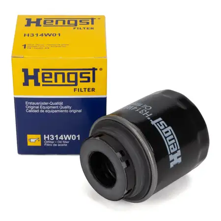 HENGST H314W01 &Ouml;filter AUDI A1 A3 SEAT SKODA VW Golf 6 Passat Polo 1.2/1.4 TSI