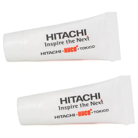 2x 10g HITACHI 134100 Gl&uuml;hkerzen Montagefett Kerzensteckerfett Paste Tube