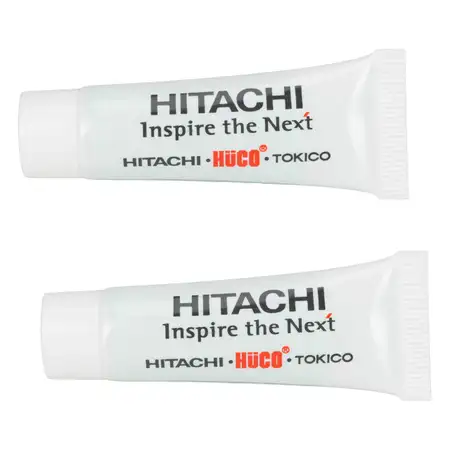 2x 10g HITACHI 134097 Z&uuml;ndkerzen Montagefett Kerzensteckerfett Paste Tube