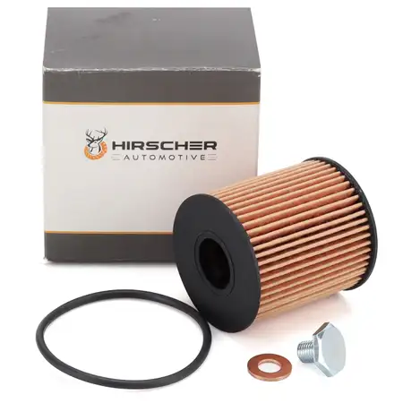 HIRSCHER &Ouml;lfilter + Schraube CITROEN FIAT FORD LAND ROVER MITSUBISHI PEUGEOT TOYOTA