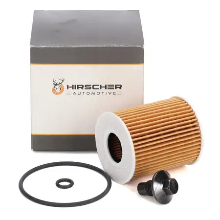 HIRSCHER &Ouml;lfilter + Schraube FORD Mondeo 3 MK3 4 MK4 Galaxy S-Max WA6 1.8-2.3 16V