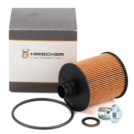 HIRSCHER &Ouml;lfilter + Schraube ALFA ROMEO FIAT JEEP LANCIA OPEL SUZUKI 1.6/2.0 DIESEL