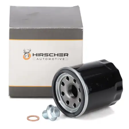 HIRSCHER &Ouml;lfilter + Schraube RENAULT Clio Laguna Megane Scenc NISSAN Micra Qashqai X-Trail