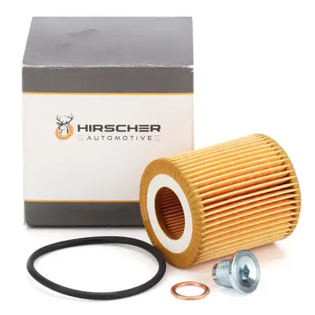 HIRSCHER &Ouml;lfilter + Schraube PSA C3 C4 208 308 508 Expert OPEL Astra L Corsa F 1.5 D