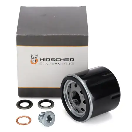 HIRSCHER &Ouml;lfilter + Schraube RENAULT Clio 1 2 3 4 Kangoo Twingo 1 2 DACIA Logan Sandero 2