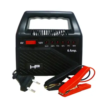 HP 20502 Batterieladeger&auml;t Batterielader Ladeger&auml;t Batterie 6A 12V