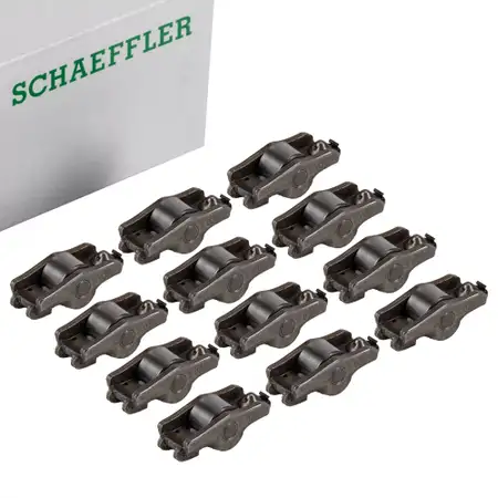 12x INA Kipphebel Schlepphebel f&uuml;r AUDI A3 8P1 VW GOLF 4 5 6 TOURAN 1.2 1.4 1.6