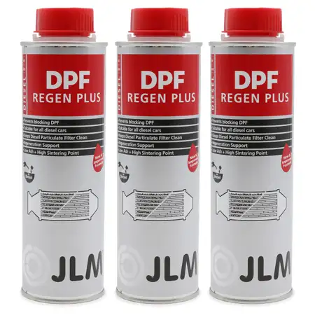 3x 250ml JLM J02200 DPF ReGeneration Plus Additiv f&uuml;r Dieselpartikelfilter