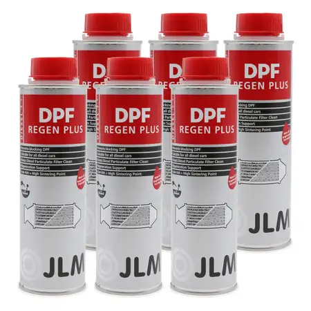 6x 250ml JLM J02200 DPF ReGeneration Plus Additiv f&uuml;r Dieselpartikelfilter